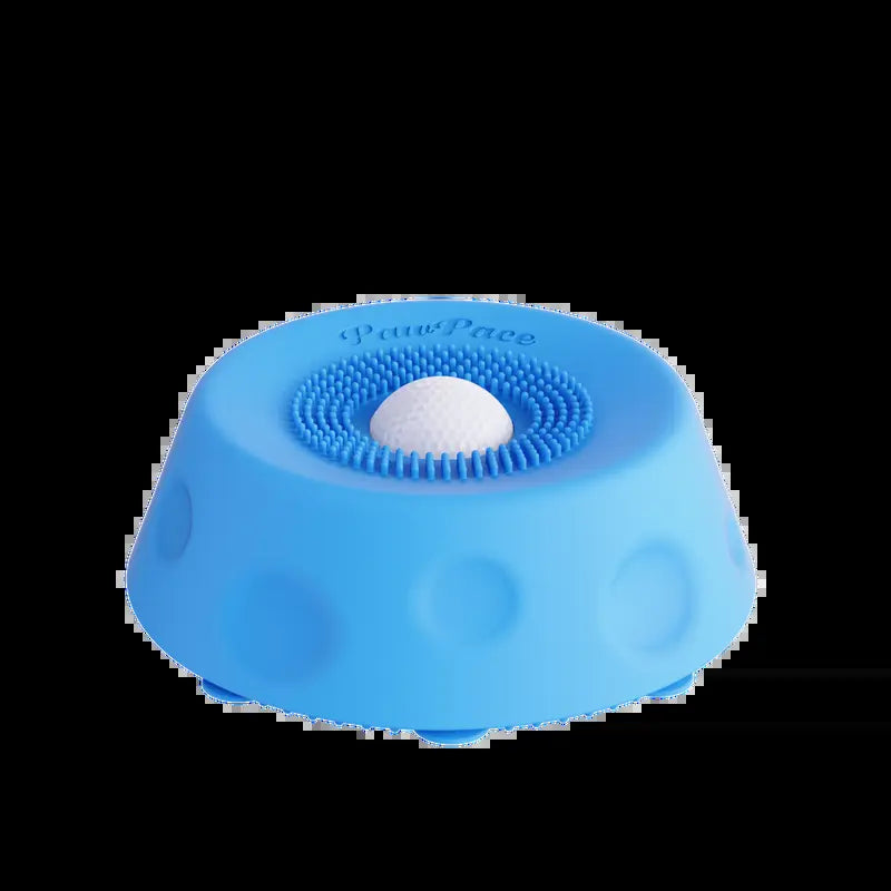 Pawpace Multi Purpose Dog Bowl,No Mess Dog Liquid Slow Feeder,Easy Clean Lick Bowl Mat with Ball ,8 Extra Large Suction Cups,No Mess Liquid Treat Enrichment Bowl for Dogs,Dishwasher Safe,Blue,#Tiktokshopbacktoschool