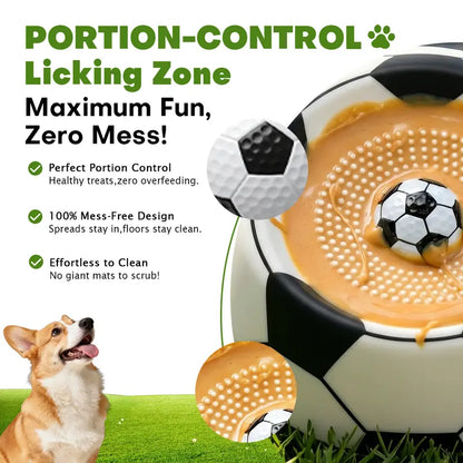 Pawpace Multi Purpose Dog Bowl,No Mess Dog Liquid Slow Feeder,Easy Clean Lick Bowl Mat with Ball ,8 Extra Large Suction Cups,No Mess Liquid Treat Enrichment Bowl for Dogs,Dishwasher Safe,Blue,#Tiktokshopbacktoschool