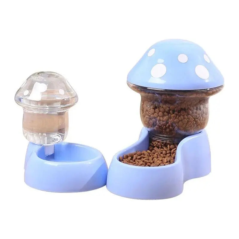 Smartpaws 1.8L Automatic Pet Feeder: Anti-Tipping Mushroom Bowl Design