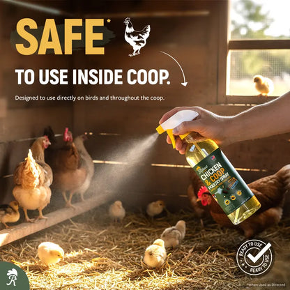 Reliant Pet Chicken & Coop Poultry Spray for Mites,Lice,Ticks,Fleas and Flies - Safe for Use on Chickens and No Egg Removal Needed - Sale - Mother'S Day Sale - Father'S Day Sale - Deals for You Days Sale