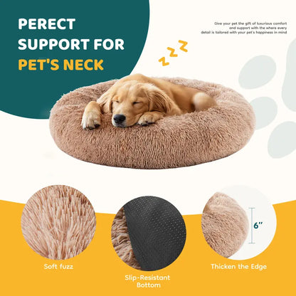 Sweetcrispy Modern Orthopedic Memory Foam Pet Bed for Large Dogs - Auction Use, 20.0"L X 24.0"W X 8.0"Th, 3-Sided Bolsters, Supportive Sofa Design, Detachable Fleece Cover, Waterproof, Non-Slip Base, Washable